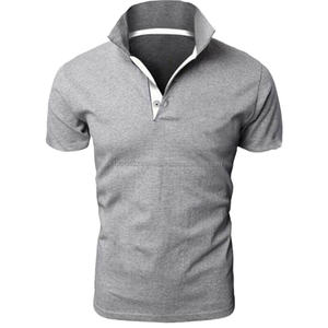 Polo de Golf de Algodón para Hombre, Polo en Blanco Bordado de Alta Calidad, Camisas de Poliéster para Hombre, Cantidad Personalizada OEM Anti - Product Image 1