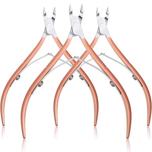 11pcs Stainless Steel Professional Durable Curved Blade Cuticle <b>Scissors</b> Clipper <b>for</b> Feet Finger Use <b>Nail</b> Removal Manicure Tools - Product Image 5