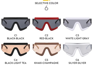 2025 Hot Selling Trendy Accessories Wholesale Custom Personalized 2000s Y2K Shades <b>Rimless</b> UV400 Sport <b>Sunglasses</b> Women Men - Product Image 6
