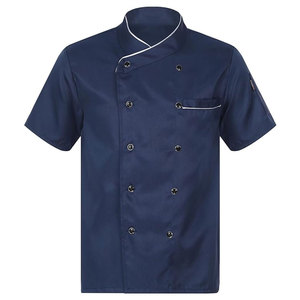 เสื้อเชฟปักลายตามสั่งสำหรับร้านอาหาร เสื้อเชฟสำหรับทุกเพศ เสื้อเชฟกันยับสำหรับบริการจัดเลี้ยงโรงแรม - Product Image 1