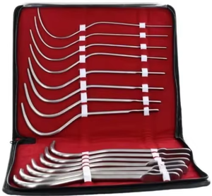Juego de Dilatadores Uretrales Guyon de Acero de Alta Calidad, 15 8 36, Dilatadores Ginecológicos Franceses Curvos Manuales para Uso Urinario y Uterino - Product Image 1