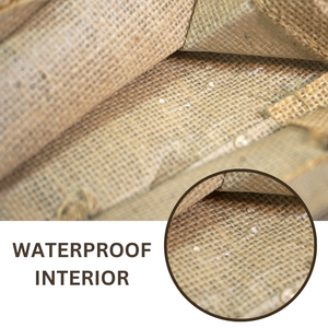 Sac d'épicerie réutilisable en toile de jute écologique avec coutures durables pour une utilisation à long terme - Product Image 4