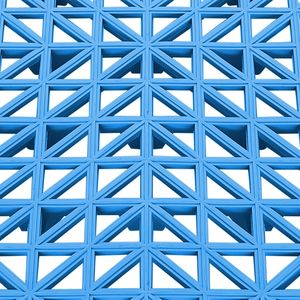 50 Pezzi Piastrelle Drenanti Interconnesse in PVC Morbido Blu 30x30 cm, Antiscivolo, per Pavimentazione in Plastica - Product Image 6