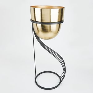 Support de pot de fleurs en métal de luxe pour l'amélioration des espaces intérieurs, extérieurs, patios et entrées dans les espaces contemporains – Support de jardinière en gros - Product Image 4