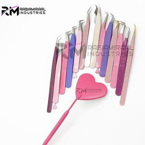 Estuche de Cuero PU de Alta Calidad RMI para Pinzas de Pestañas de 45 y 90 Grados, Acero Inoxidable, Almacenamiento de Múltiples Piezas de Alta Gama - Product Image 4