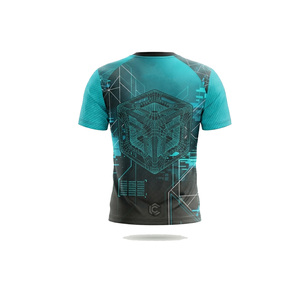 เสื้อยืดซับลิเมชั่นผู้ชาย |   เสื้อยืดกราฟิกสไตล์เทคแวร์ด้านหน้า |   เสื้อผ้าสตรีทแวร์พิมพ์ลายดิจิทัล |   ผ้าโพลีเอสเตอร์/คอตตอนแบบกำหนดเอง แห้งเร็ว - Product Image 3