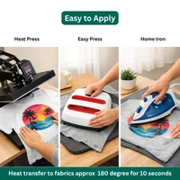 Autocollants de transfert DTF personnalisés pour tissus, impression couleur, résistants à la chaleur, lavables, imperméables, transferts de logo