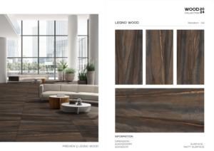 Carreaux de porcelaine polie et émaillée, finition mate, 60x120cm (600x1200mm, 24x48), pour sol et mur, style intérieur moderne. - Product Image 4