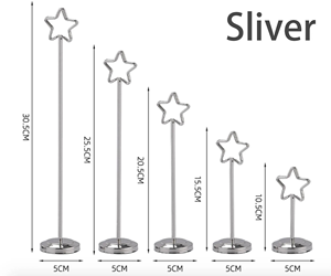 Star Shape <b>Card</b> Holder Stand for Wedding Place <b>Cards</b> Party Decorations Event <b>Table</b> Numbers and Desk Display From India - Product Image 4