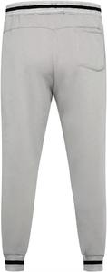 Pantalon de jogging gris en coton pour homme avec braguette zippée et poches latérales, coupe droite, design 2-en-1 à capuche pour l'été - Product Image 3