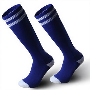 Chaussettes de football unisexes professionnelles antidérapantes respirantes absorbant la transpiration Chaussettes hautes jusqu'au genou - Product Image 3