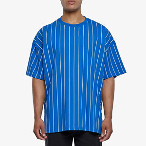 Camiseta Personalizada de Algodón 100% de Lujo, Lisa, con Impresión de Logotipo, Cuello Redondo, Talla Grande para Hombre - Product Image 2