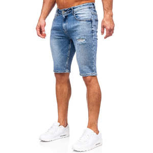Shorts de Mezclilla para Hombre, Transpirables, de Alta Calidad, Precio Económico, Logotipo Personalizado, los Más Vendidos - Product Image 4