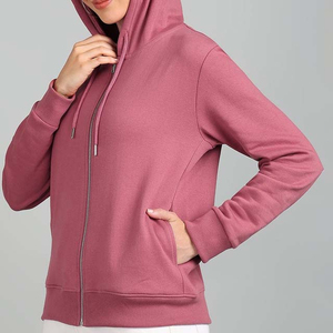 Sudaderas con Capucha de Primera Calidad para Mujer, Diseño Clásico, Cierre de Cremallera, Logotipo Frontal Personalizable, Transpirables, 100% Algodón - Product Image 4