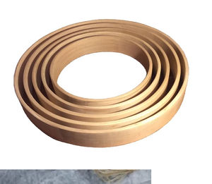 Aro de Tambor Metálico Clásico con Marco de Madera de Sauce Ajustable, Aro de Bordado de Madera Estilo Performance para Instrumentos Musicales - Product Image 3