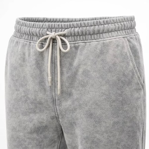 Survêtement unisexe gris à capuche, couleur unie, décontracté, manches longues, 100% coton, poids moyen, coupe classique avec poches, pour l'automne - Product Image 6