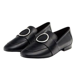 Chaussures à boucle pour femmes en cuir de qualité supérieure, bout rond, vente en gros, fabricant, MOQ 100 - Product Image 6