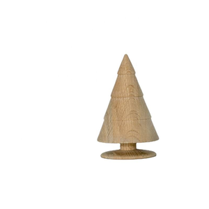 Mini arbre de Noël en bois - Idéal pour les fêtes de Noël, la décoration de bureau familiale - Cadeau pour la famille et les amis - Product Image 5