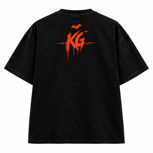 <b>Halloween</b> Pumpkin Print Men's Oversized Black <b>T</b>-<b>Shirt</b> Short Sleeve O-Neck Casual Cotton Jersey Breathable Design - Product Image 2
