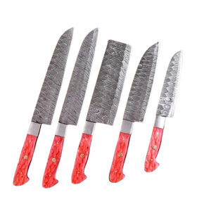 In Stock High Quality Handmade 67-Layer Damascus Chef <b>Knives</b> <b>Set</b> Sustainable Multi-Purpose - Product Image 1
