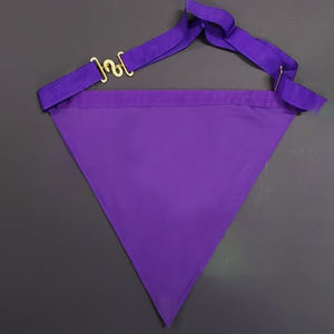 ผ้ากันเปื้อนสมาชิกคริปติก ไรท์ แต่งขอบทอง ปักมือด้านตะวันออก คุณภาพสูง ผลิตตามสั่ง ปี 2026 ผ้ากันเปื้อนออกแบบลายเมสันตามสั่ง - Product Image 3