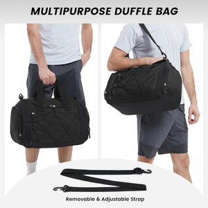 Wholesale Zipper Travel <b>Bag</b> Men Outdoor Sport Gym Fitness <b>Duffle</b> <b>Bag</b> Customized Sports Fitness Gym <b>Bags</b> - Product Image 3