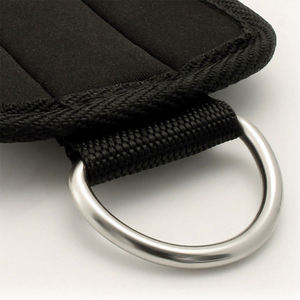 Precio al por mayor: Correas de tobillo para ejercicio, levantamiento de pesas, fitness, con anillo en D para cable, soporte de entrenamiento, tobilleras de levantamiento para gimnasio - Product Image 3
