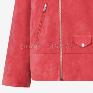 แจ็คเก็ตหนังผู้หญิงคุณภาพสูง ผลิตอย่างมืออาชีพ ราคาไม่แพง สไตล์โดดเด่น แจ็คเก็ตหนังคาวเกิร์ล - Product Image 4