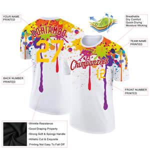 Custom Sublimated 100% Polyester T Shirts Premium Athletic Wear UV Protection Quick Dry Fabric Full Color Print OEM ODM Apparel - Product Image 2