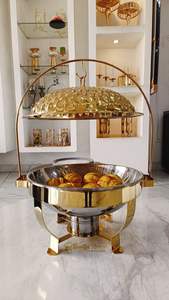 Elegante plato de buffet, juego de calentadores de alimentos premium, calentador de alimentos con tapa enrollable, calentador de alimentos tipo chafer, plato para servir en catering - Product Image 3