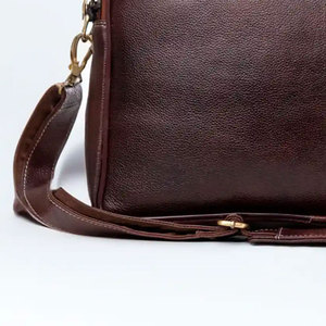 Sacs à ordinateur portables en cuir confortables avec fermeture éclair pour hommes, design multi-poches, fermeture éclair, pour l'hiver - Product Image 4