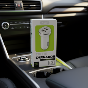Cargador de Coche S&N 3.0A USB Inteligente para Auto - Product Image 3