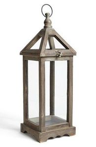 Lanterne décorative en bois faite à la main et personnalisée avec support de bougie noir pour la décoration d'événements, lanternes à poser au sol et suspendues - Product Image 5