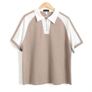เสื้อเชิ้ตผู้ชายคลาสสิกสั่งทำขายส่ง ปิดกระดุมสองเม็ด ผ้าปิเก้ ระบายอากาศได้ดี แขนสั้น โพลีเอสเตอร์/คอตตอน สำหรับกิจกรรมกลางแจ้ง - Product Image 6