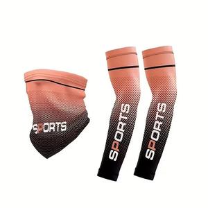 Mangas Deportivas con Protección para el Cuello, Sublimadas, UPF50+, Poliéster, Largas, Unisex, para Verano - Product Image 1