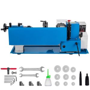 Tornio da banco di precisione 7x12 pollici, 550W, velocità variabile 50-2500 RPM, ingranaggi in nylon, macchinario mobile per metallurgia e lavorazione dei metalli - Product Image 1