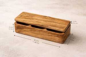 Premium Quality Wooden Masala Storage <b>Box</b> - Product Image 3