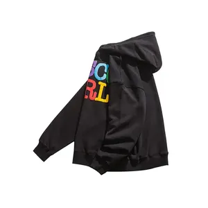 Custom Printed Hooded Eco-Friendly Breathable Cotton <b>Fabric</b> Pullover Sweatshirt for Men Daily Wear Fashion Premium - Product Image 6