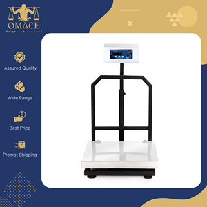 Nueva llegada, báscula comercial digital de acero inoxidable de 400x400 mm, marca ACE, la más vendida, capacidad de 120 kg, 1 año de garantía. - Product Image 3
