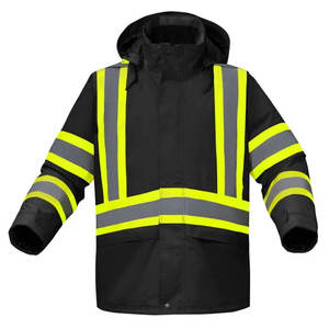 Reflective Safety Fleece Hoodie ANSI CLASS Waterproof PPE Gear with Customized Logo for Cold Weather - Product Image 4