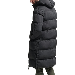 Nouvelle arrivée : veste d'hiver personnalisée pour homme, légère, longue, matelassée, avec capuche, en duvet de canard, manteau d'hiver - Product Image 3