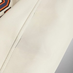 Trex Exports Men's Stand Collar <b>Varsity</b> <b>Jacket</b> Single Button Closure Satin 100% 240g Cotton Filled for Winter Casual School Use - Product Image 2