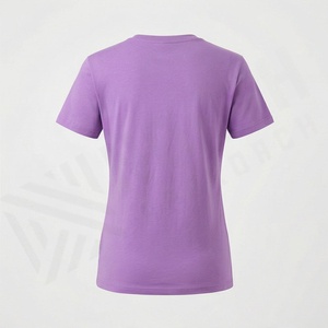 เสื้อยืดคอกลมแขนสั้นผ้าโพลีเอสเตอร์คุณภาพดีสำหรับผู้หญิง ระบายอากาศได้ดี สไตล์ลำลอง แฟชั่น นุ่มสบาย แบบซาติน ปรับแต่งได้ - Product Image 2