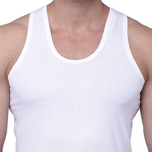 Camiseta Interior de Verano para Hombre, Chaleco Transpirable, Corte Ajustado, Chaleco Blanco para Uso Diario - Product Image 1