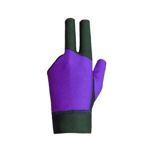 Nouveaux gants de snooker en nylon/spandex légers et extensibles à deux doigts, avec logo personnalisé, de luxe, noirs, pour les compétitions sportives en plein air - Product Image 6