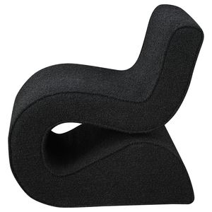 Sedia Austin Senza Braccioli con Rivestimento in Bouclé Antracite, Elegante Arredamento per Soggiorno - Product Image 6