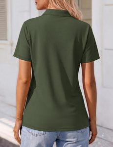 เสื้อยืดผู้หญิงพรีเมียม Monica Low MOQ ผ้าคอตตอนผสม ระบายอากาศได้ดี เป็นมิตรกับสิ่งแวดล้อม ยืดหยุ่น สวมใส่สบาย แบบลำลอง ODM ลายดอกไม้ สไตล์ Topshop - Product Image 4