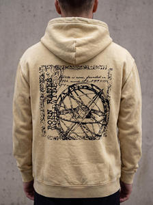 Custom Mens Vintage Washed Pullover <b>Hoodie</b> Oversized Streetwear <b>Gothic</b> Letter Print Heavyweight Cotton Hooded Sweatshirt - Product Image 6