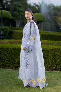 Nouveautés : Ensembles Shalwar Kameez Prêts-à-Porter, Tenues Décontractées et de Soirée, Nouveaux Modèles, Robes d'Été Brodées, Salwar Kameez Dupatta pour Femmes - Product Image 3