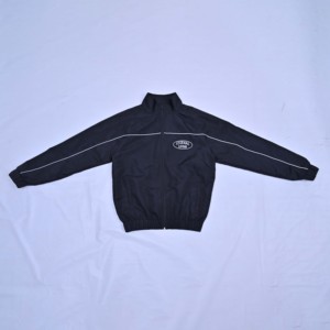 Eternal Living Mens Black Tracksuit Full Zip Sporty Jogging <b>Set</b> Solid Color Autumn Wear Polyester Material Regular Fit with OEM - Product Image 5